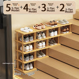 Timberra - Marvelous - StepRise Slim Corner Shoe Rack - SC10337028309990 - Entryway / Hallway / Bedroom Timberra