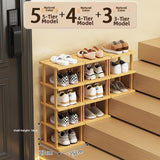 Timberra - Marvelous - StepRise Slim Corner Shoe Rack - SC10337028309990 - Entryway / Hallway / Bedroom Timberra