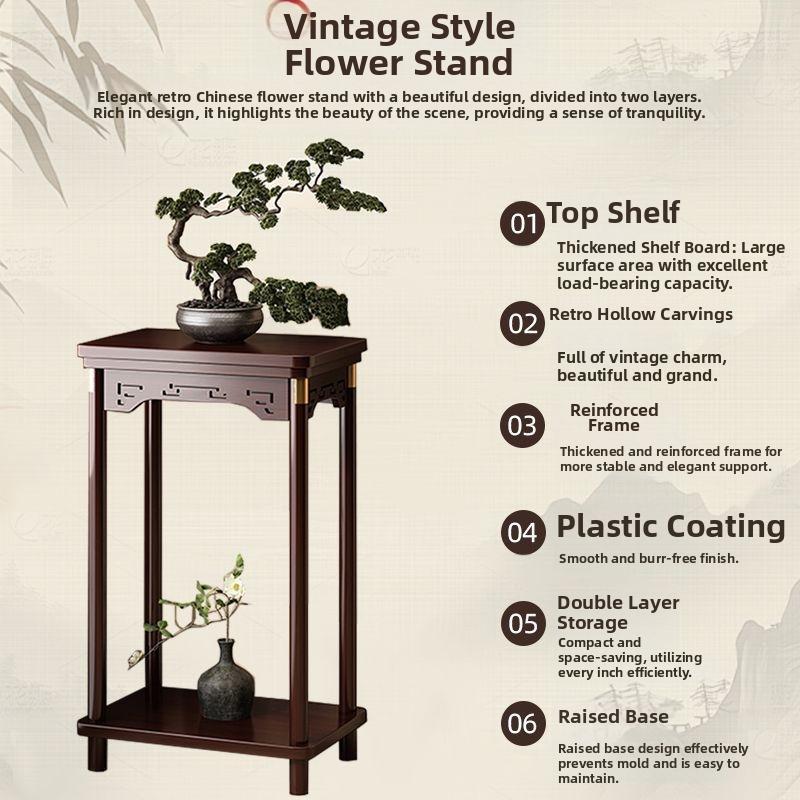 Timberra - Mountain - OrientalBloom Multi-Layer Plant Rack - Living Room / Balcony / Indoor Garden Timberra