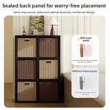Timberra - Merry02 - LatticeWood Floor-Standing Storage Rack - Living Room Timberra
