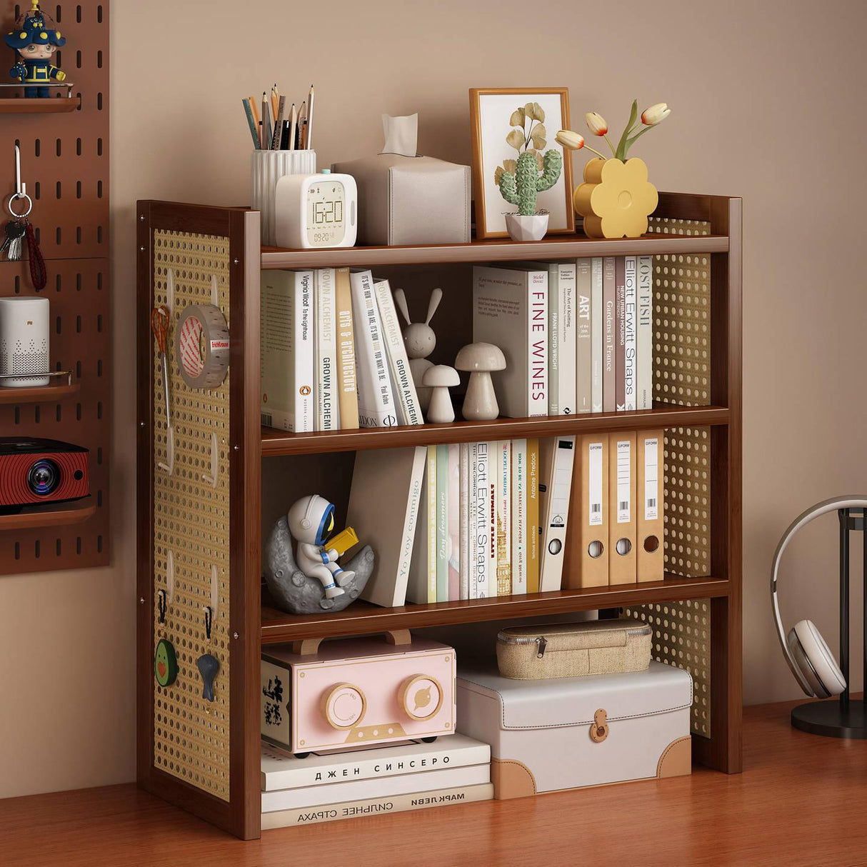 Timberra - Miracle - DeskMate Bookshelf Storage Rack - Office / Study Timberra