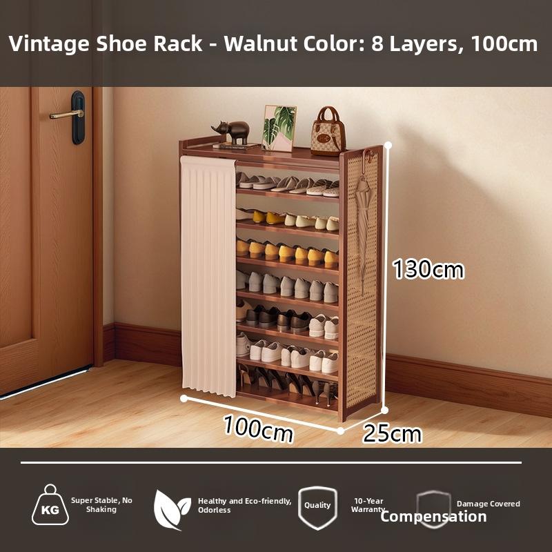 Timberra - Moonlight - MedievalGuard Narrow Shoe Rack - Entrance / Corridor / Dormitory Timberra