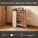Timberra - Moonlight - MedievalGuard Narrow Shoe Rack - Entrance / Corridor / Dormitory Timberra
