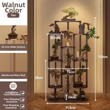 Timberra - Mirexa - ImperialZen Solid Wood Display Shelf - Tea Room / Living Room / Study Timberra