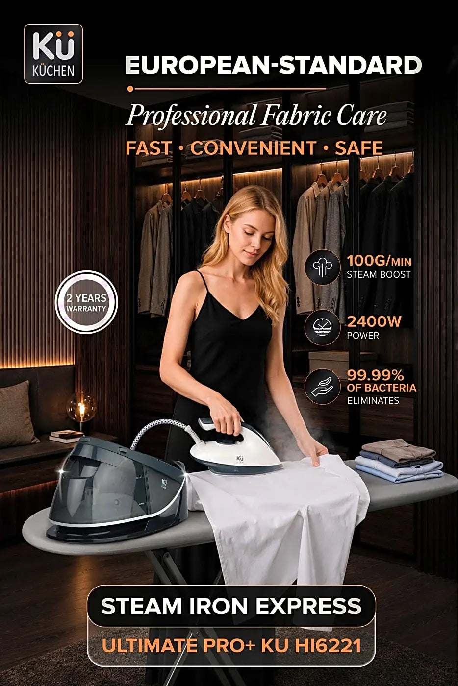 STEAM IRON EXPRESS ULTIMATE PRO+ KU HI6221