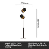 Milano Glow - Arixa - NL126 - Nordic Modern Floor Lamp with Built-in Storage, Simple Designer Lighting for Functional and Stylish Spaces - Living Room / Bedroom / Bedside / Study Milano