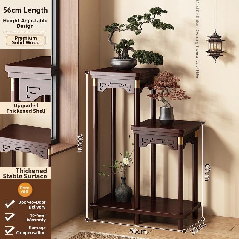 Timberra - Merry - ZenBloom Multi-Layer Plant Rack - Living Room - Balcony / Indoor Garden Timberra