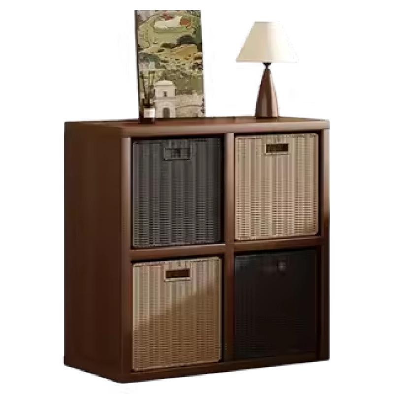 Timberra - Merry02 - LatticeWood Floor-Standing Storage Rack - Living Room Timberra