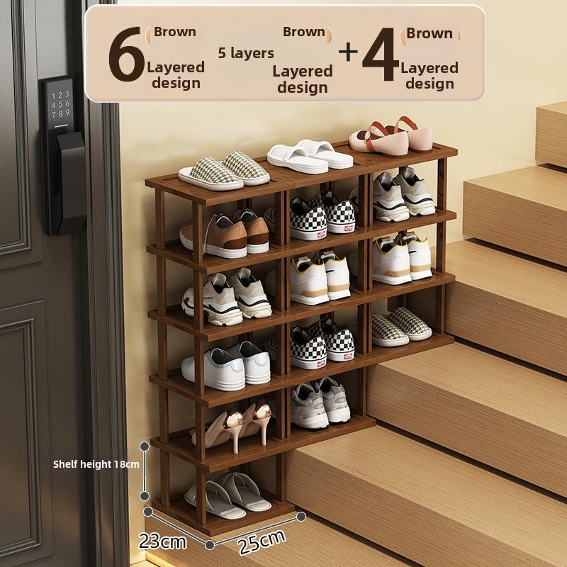 Timberra - Marvelous - StepRise Slim Corner Shoe Rack - SC10337028309990 - Entryway / Hallway / Bedroom Timberra