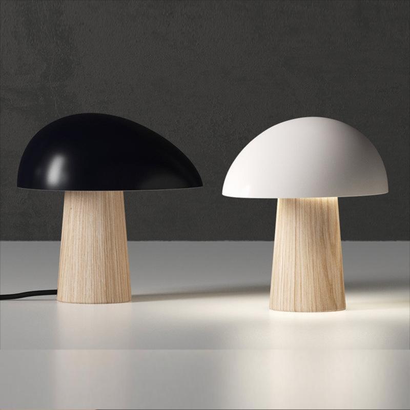 Milano Glow - Airo - N535 - Scandinavian Wabi-Sabi Mushroom Table Lamp with Soft Minimalist Design, Warm Ambient Lighting for Calm and Cozy Spaces - Bedroom / Bedside / Kids Room / Hotel / B&B Milano