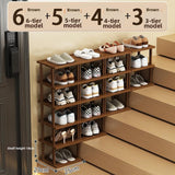 Timberra - Marvelous - StepRise Slim Corner Shoe Rack - SC10337028309990 - Entryway / Hallway / Bedroom Timberra