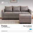 10.10 Mega Sale | Franco Sofa with Ottoman AF Home