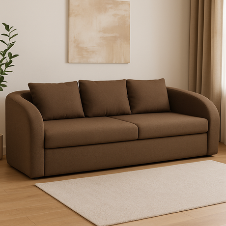 GUMI 3-Seater Fabric Sofa Furnigo