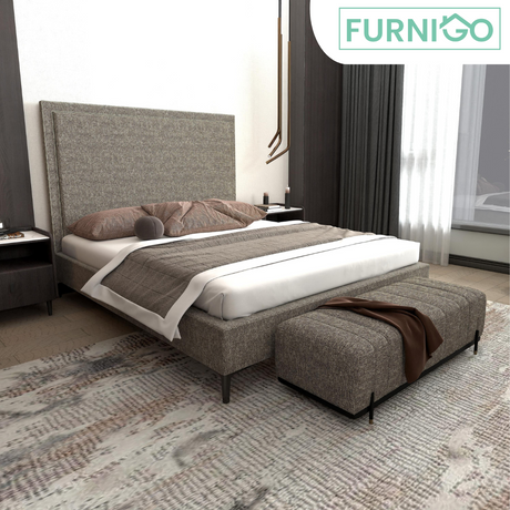 HENRY Upholstered Bed Frame Furnigo