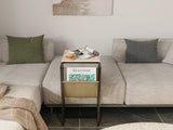 IRIS Side Table w/ Magazine Rack Affordahome