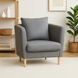 JANE 1-Seater Fabric Sofa Affordahome