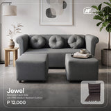 Jewel Reversible Sofa Set - FREE Backrest Cushion (Flash Sale) AF Home