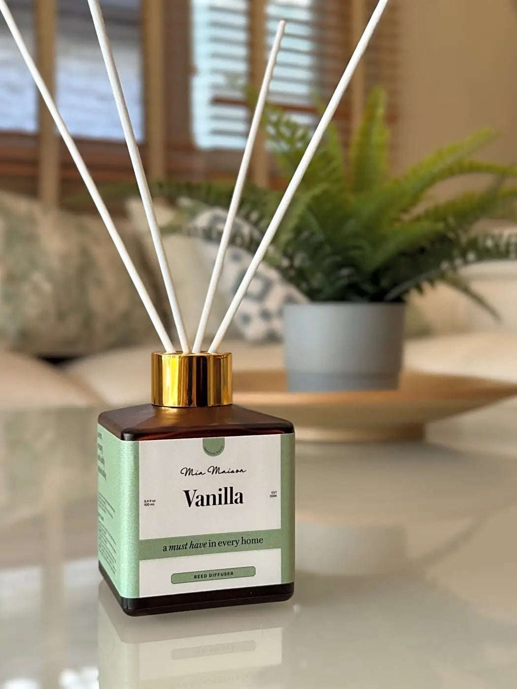 Mia Masion Reed Diffuser Square Amber 100ml Mia Maison