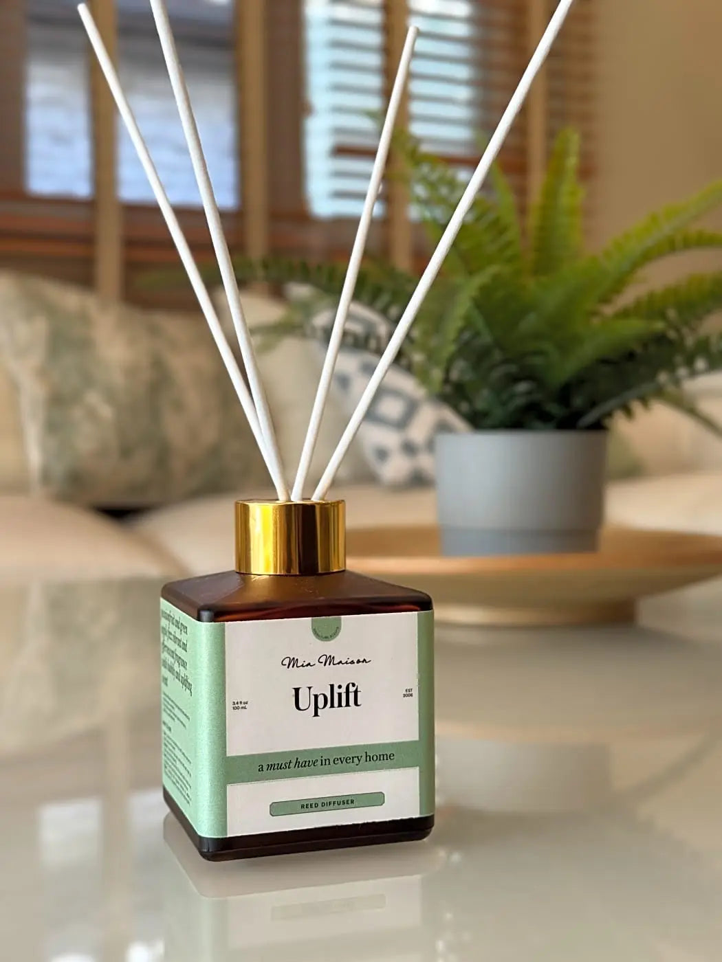 Mia Masion Reed Diffuser Square Amber 100ml Mia Maison