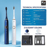ULTRASONIC TOOTHBRUSH KU9500 – BLUE & WHITE
