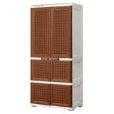Mahogany Rattan Cabinet Zooey