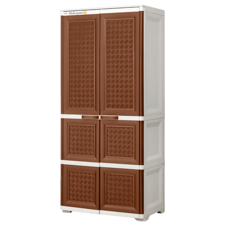 Mahogany Rattan Cabinet Zooey