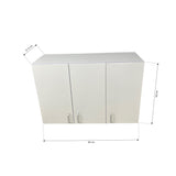 Misty Kitchen Hanging Cabinet V2 (3 Door) Affordahome Furniture