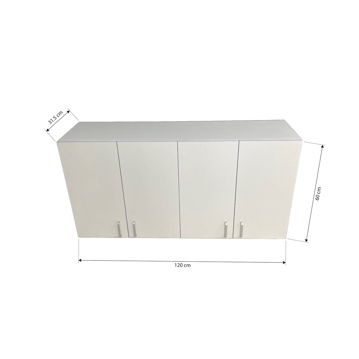 Misty Kitchen Hanging Cabinet V3 (4 Door) Affordahome Furniture
