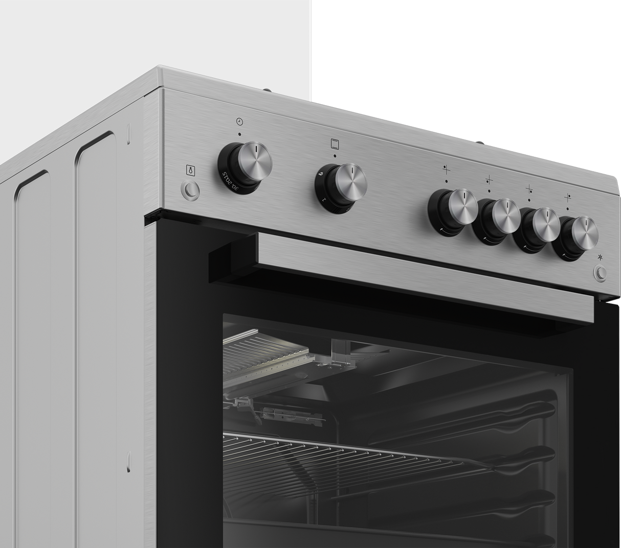 BEKO - FSGT61121DXL: 60cm, 3 gas + 1 wok | gas oven & grill AF Home