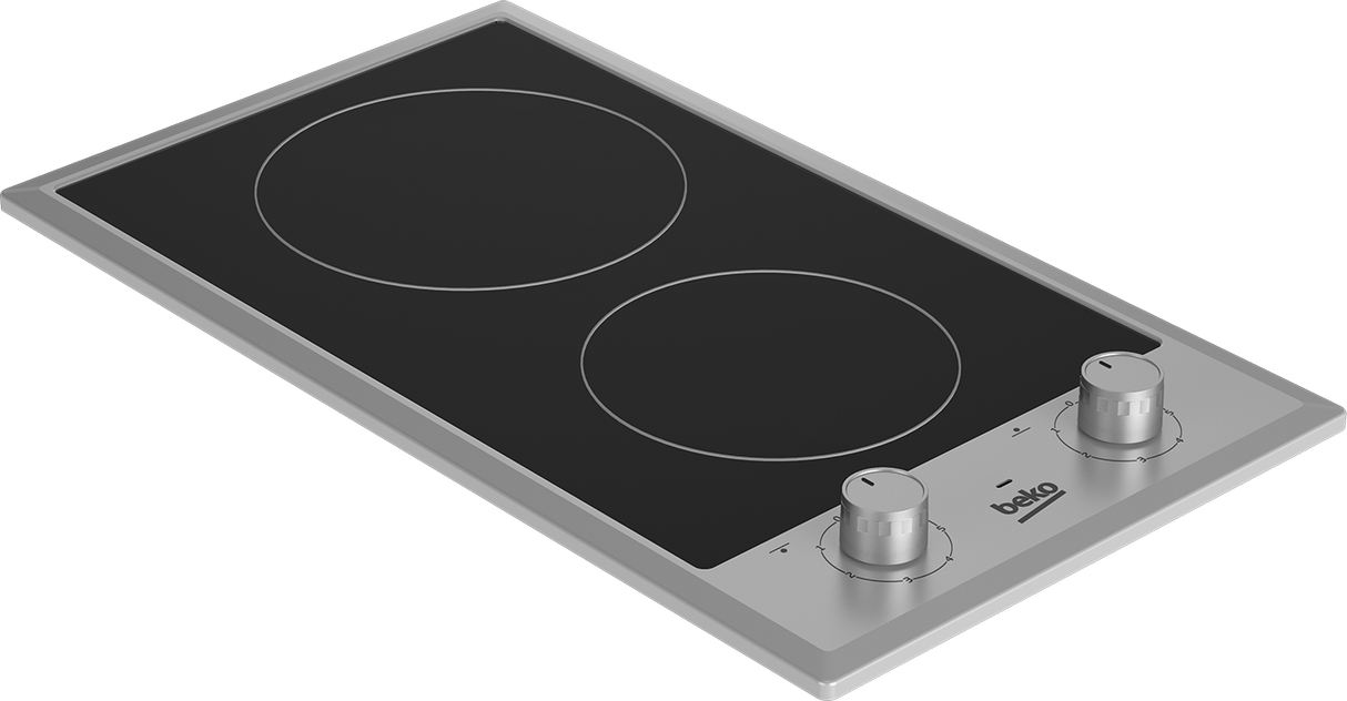 BEKO - HDCC 32200 X: 30 cm, 2 vitroceramic hob AF Home