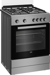BEKO - FSGT61121DXL: 60cm, 3 gas + 1 wok | gas oven & grill AF Home