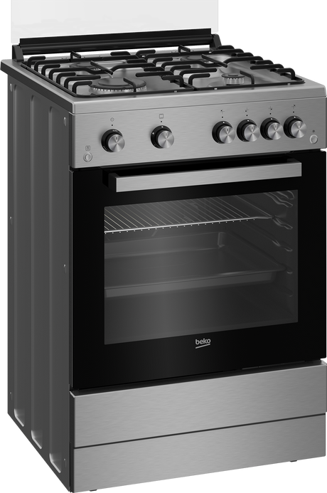 BEKO - FSGT61121DXL: 60cm, 3 gas + 1 wok | gas oven & grill AF Home