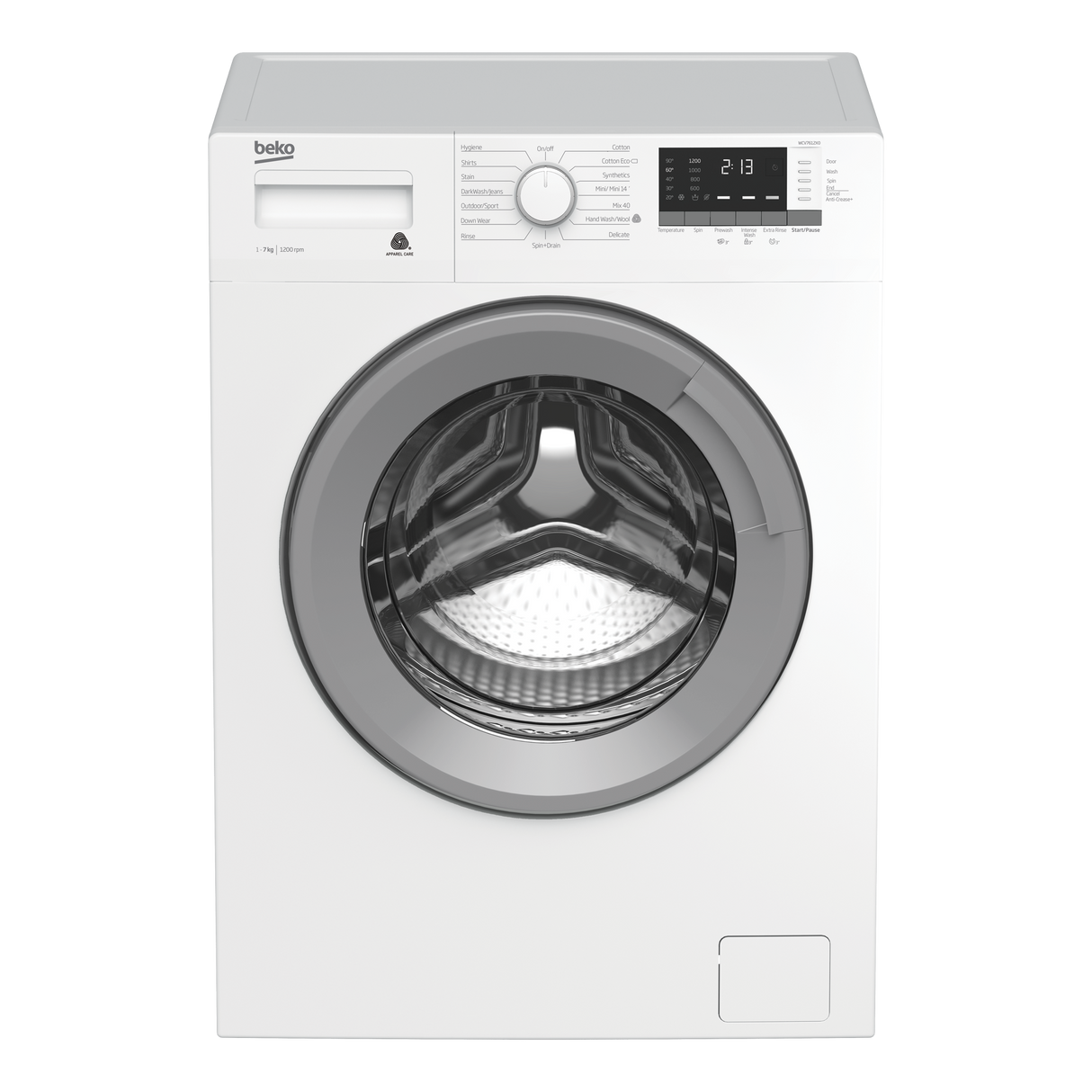 BEKO - WCV7612X0: 7 kg, 1200 rpm, 15 wash programs AF Home
