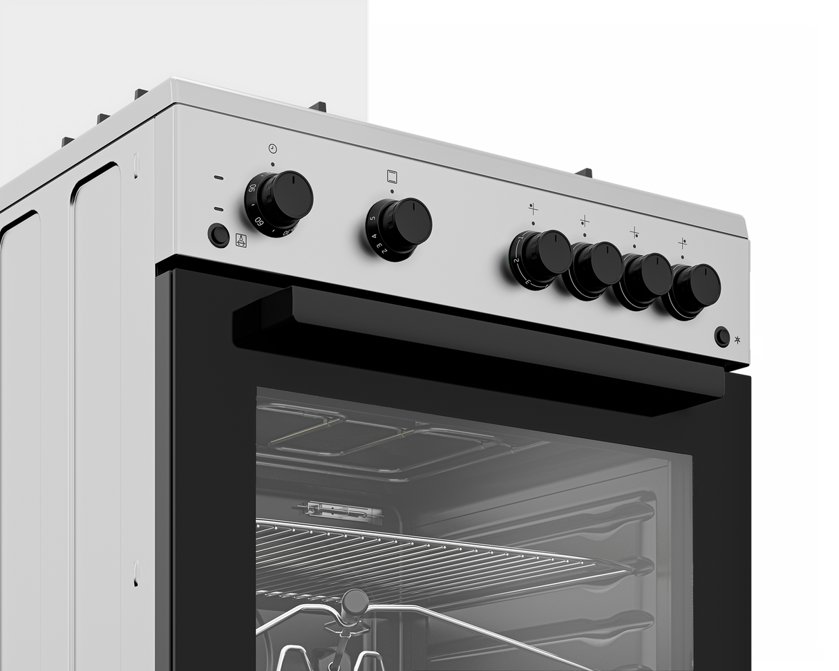 BEKO - FSG63010GSS: Freestanding Cooker (Gas, 60 cm) AF Home