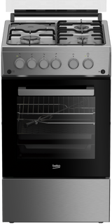 BEKO - FSGT53130DX: Freestanding Cooker (Gas, 50 cm) AF Home