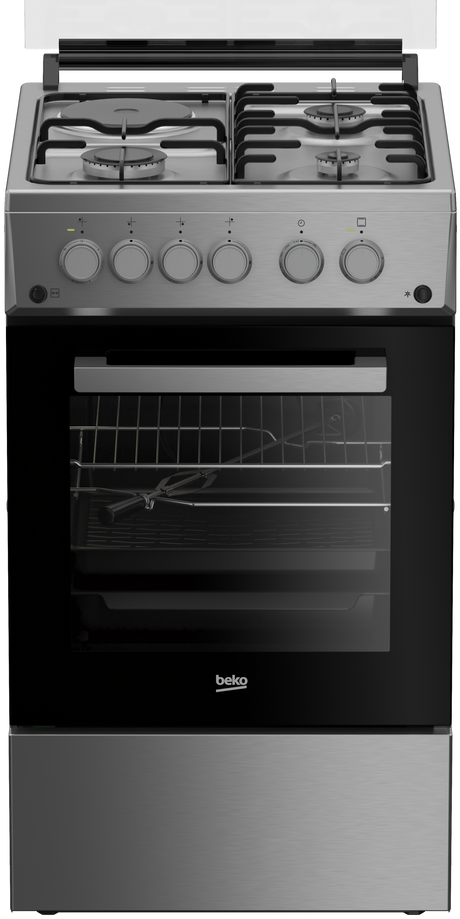 BEKO - FSGT53130DX: Freestanding Cooker (Gas, 50 cm) AF Home
