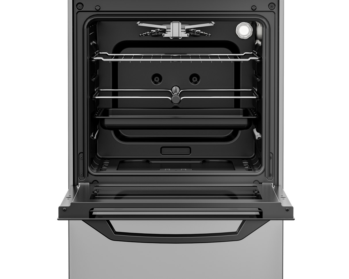 BEKO - FSGT43110GS: Freestanding Cooker (Gas, 50 cm) AF Home