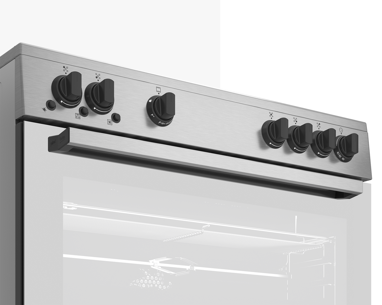 BEKO - GGR 15115 DX NS: Freestanding Cooker (Fan-assisted Gas, 90 cm) AF Home