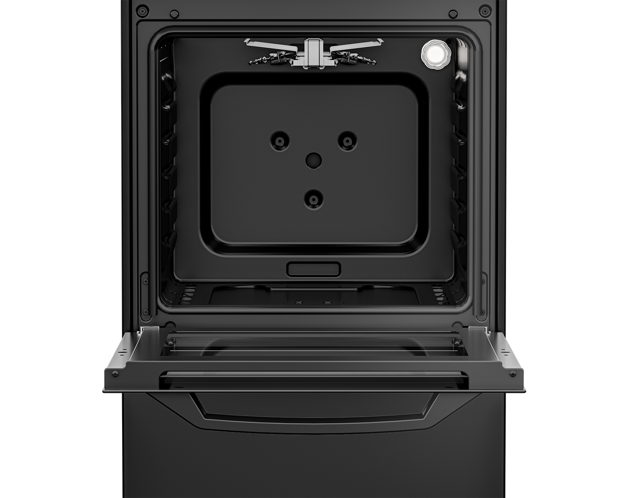 BEKO - FSGT43110GB: Freestanding Cooker (Gas, 50 cm) AF Home