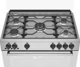 BEKO - GGR 15115 DX NS: Freestanding Cooker (Fan-assisted Gas, 90 cm) AF Home