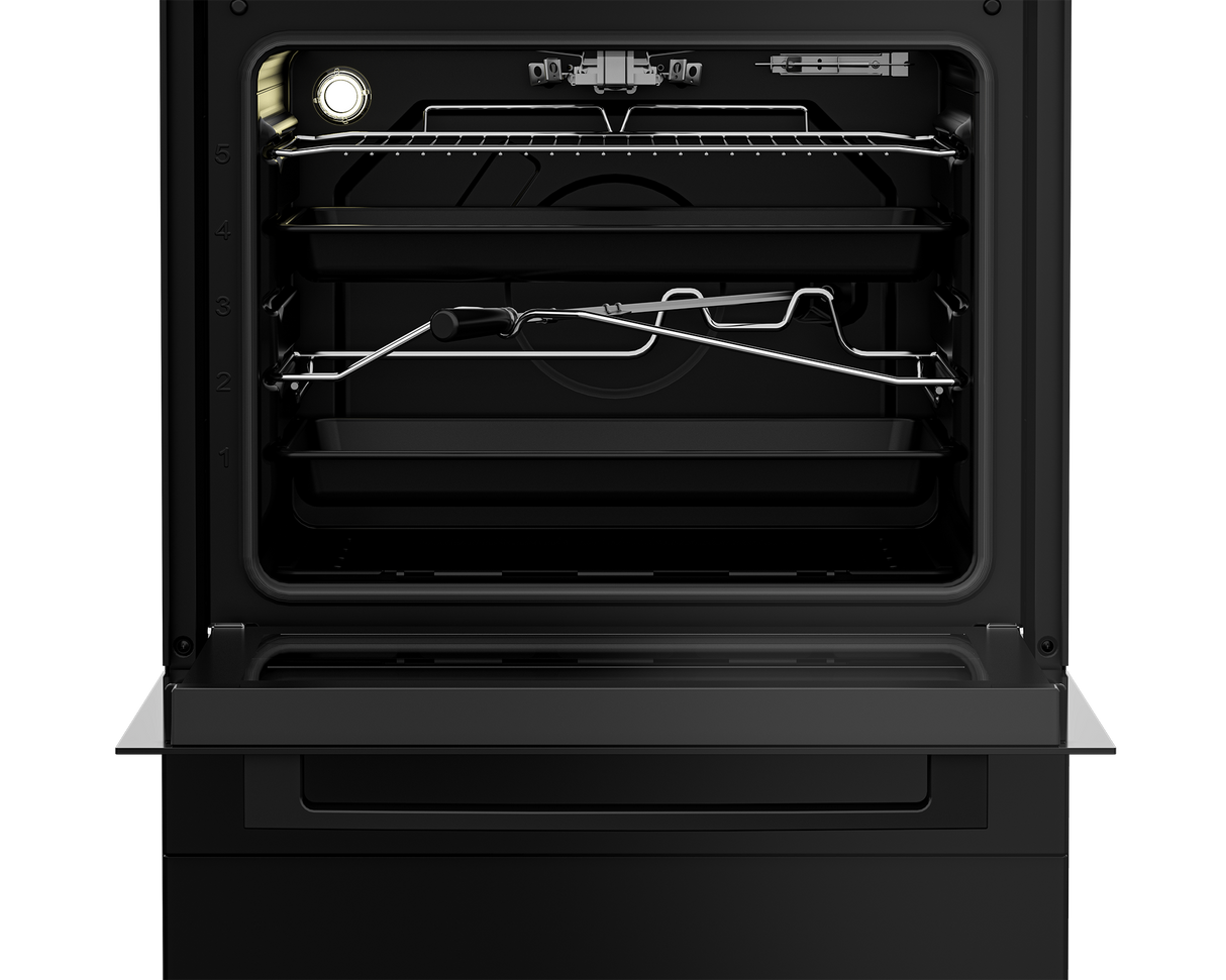 BEKO - FSGT62110GB: Freestanding Cooker (Gas, 60 cm) AF Home