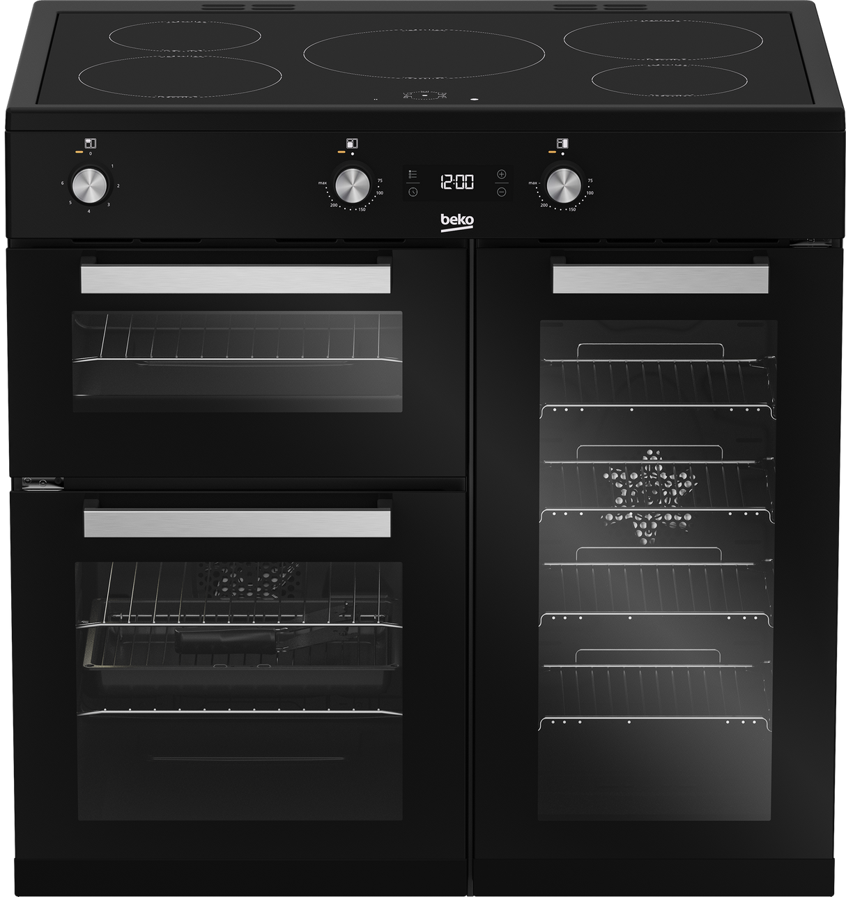 BEKO - KDVI90: Freestanding Cooker (Fan Heating without Grill, 90 cm) AF Home