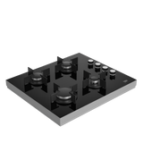 BEKO - HTLG6121SB: Freestanding Hob (Gas, 60 cm) AF Home