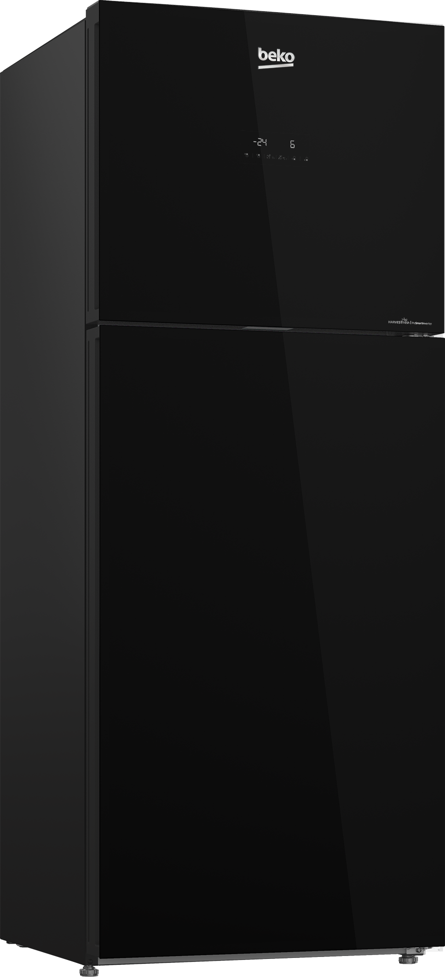 BEKO - RDNT445E40VZHFSGB Fridge Freezer (Freezer Top, 66 cm) AF Home