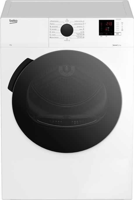 BEKO - DA9112RX0W: Tumble Dryer (Air Vented, 9 kg) AF Home