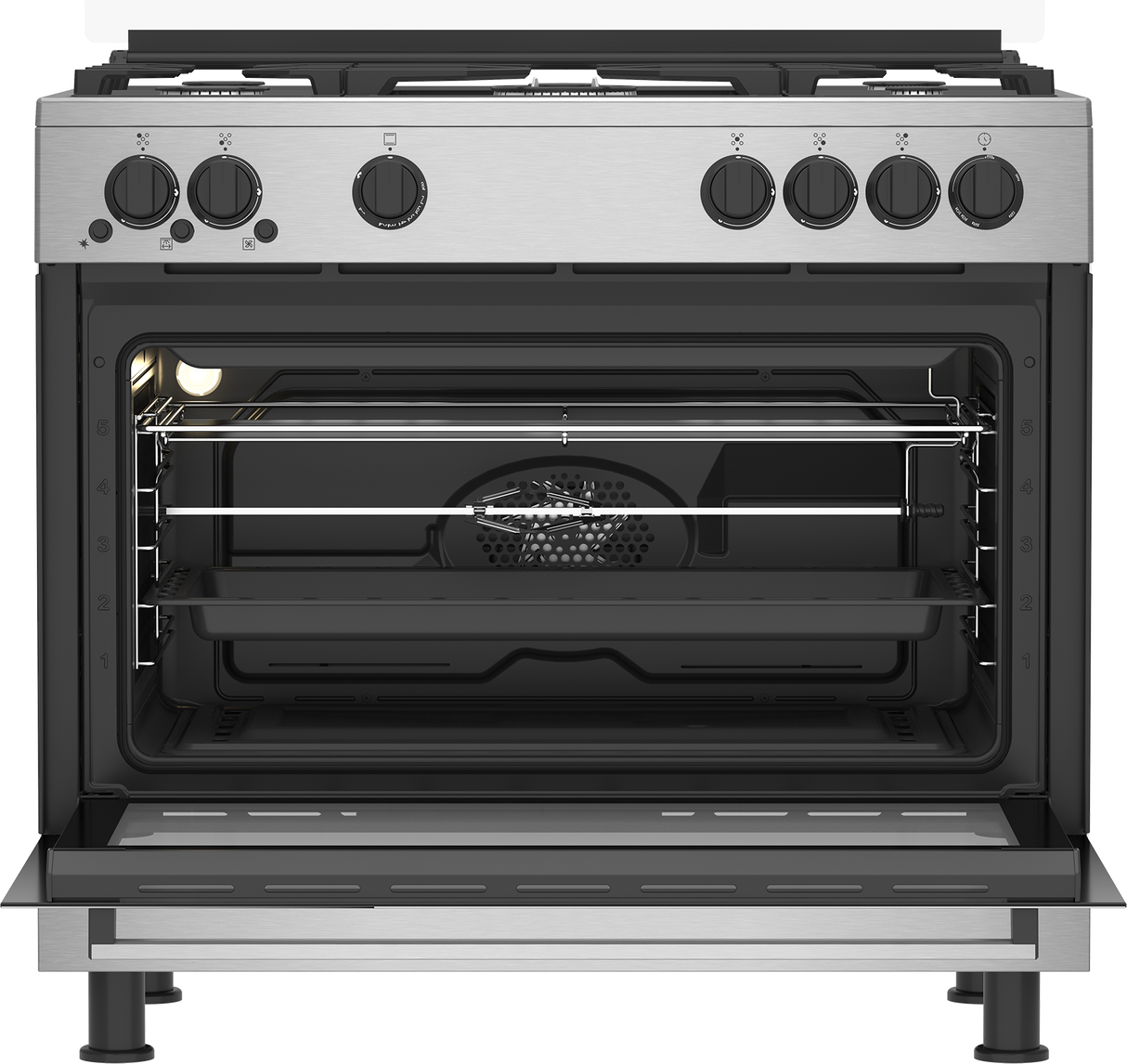 BEKO - GGR 15115 DX NS: Freestanding Cooker (Fan-assisted Gas, 90 cm) AF Home