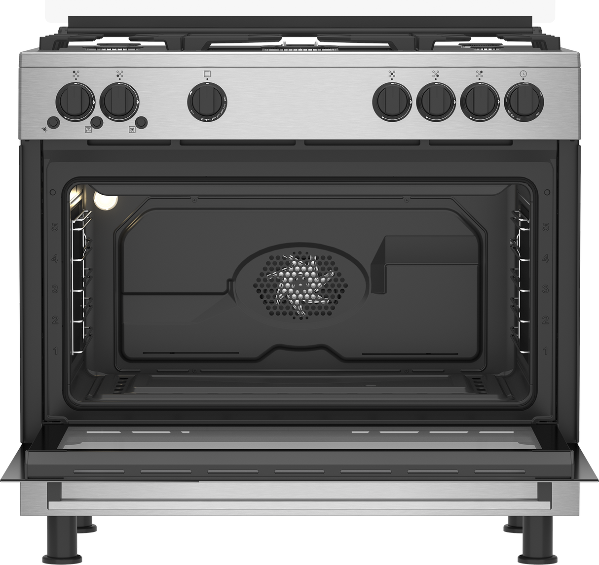 BEKO - GGR 15115 DX NS: Freestanding Cooker (Fan-assisted Gas, 90 cm) AF Home