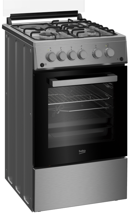 BEKO - FSGT53130DX: Freestanding Cooker (Gas, 50 cm) AF Home