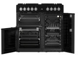 BEKO - BRC916GMB: Range Cooker (Multi-functional 90 cm Triple Cavity with Gas Cooktop) AF Home