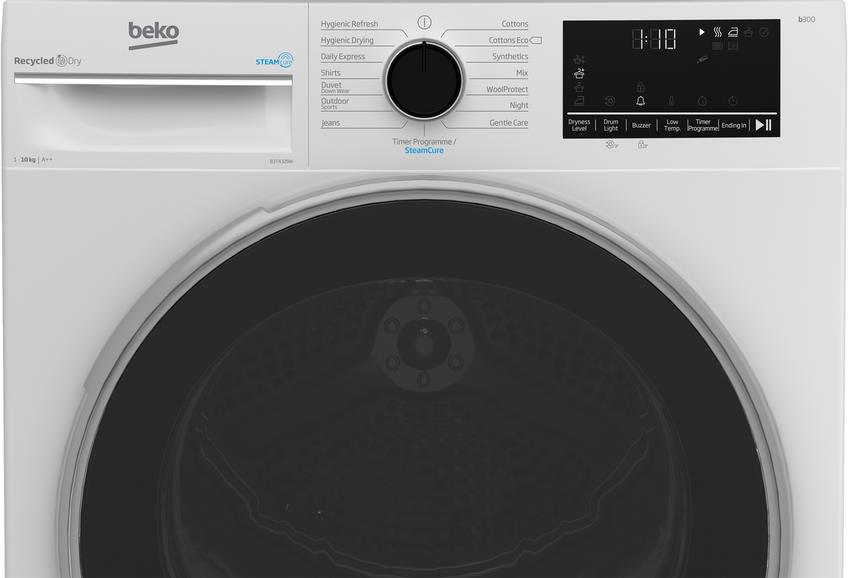 BEKO - B3T4329W: Tumble Dryer (Heat Pump, 10 kg) AF Home